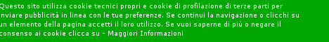 Informativa sui Cookie
http://www.annuncisulweb.it/privacy_cookie.asp
